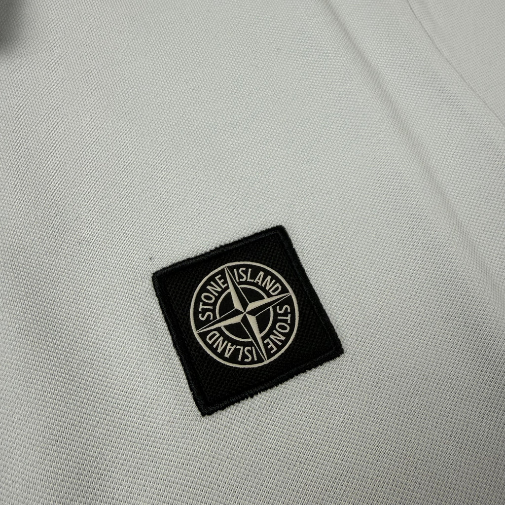 Stone Island Patch Polo Shirt - Sky Blue
