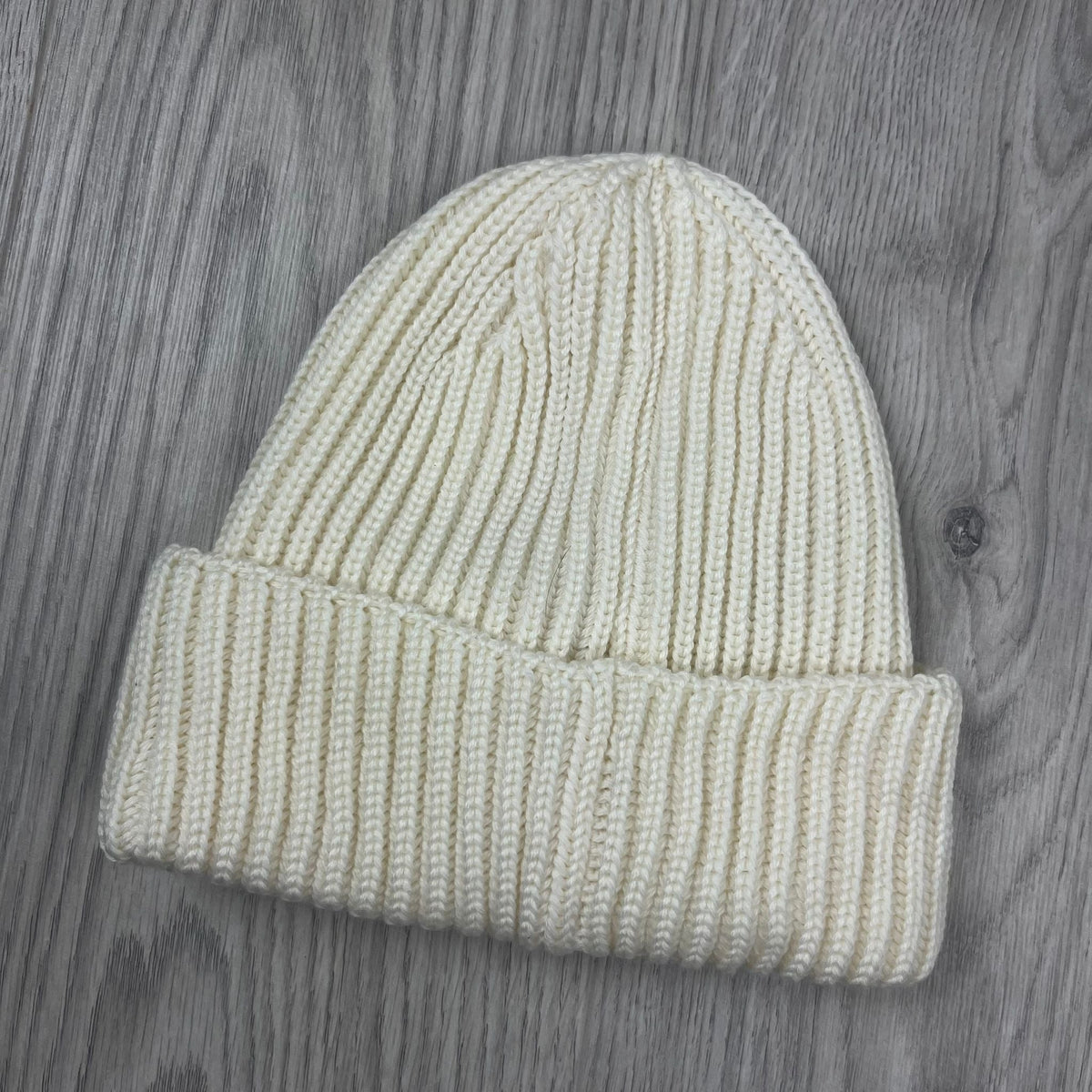 CP Company Goggle Beanie - White