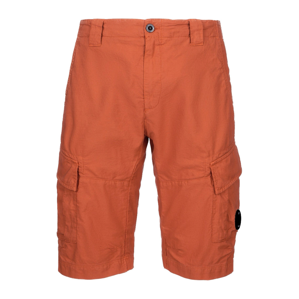 Cp Company Ottoman Lens Cargo Shorts Harvest Pumpkin