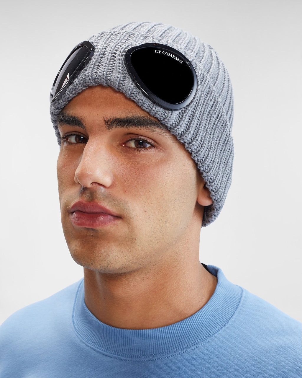 Extra Fine Merino Wool Goggle Beanie Griffin Grey