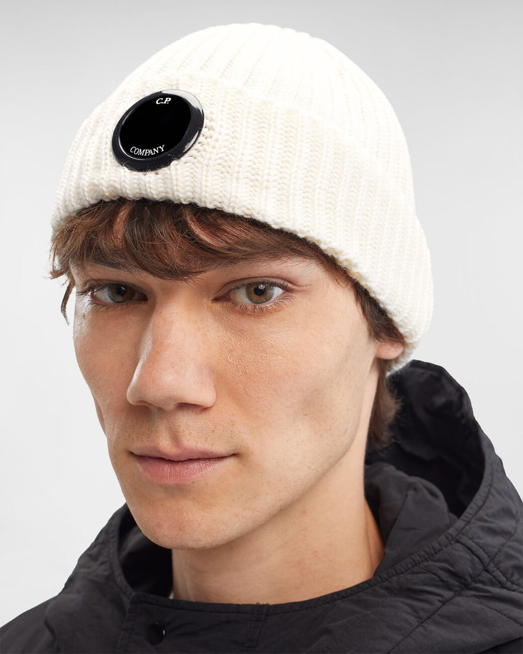 Extra Fine Merino Wool Beanie White