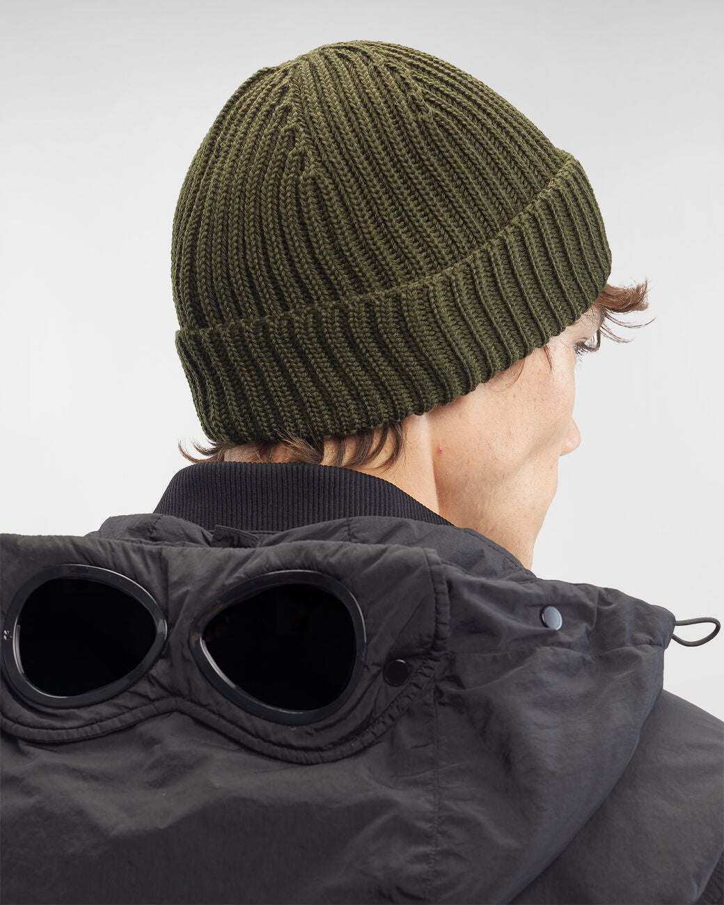 Extra Fine Merino Wool Beanie IVY Green