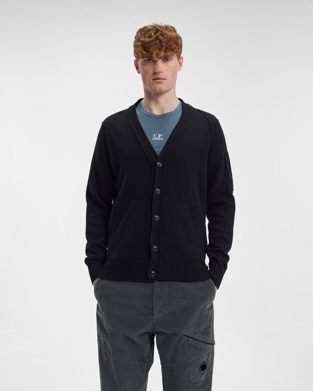Lambswool Cardigan Black
