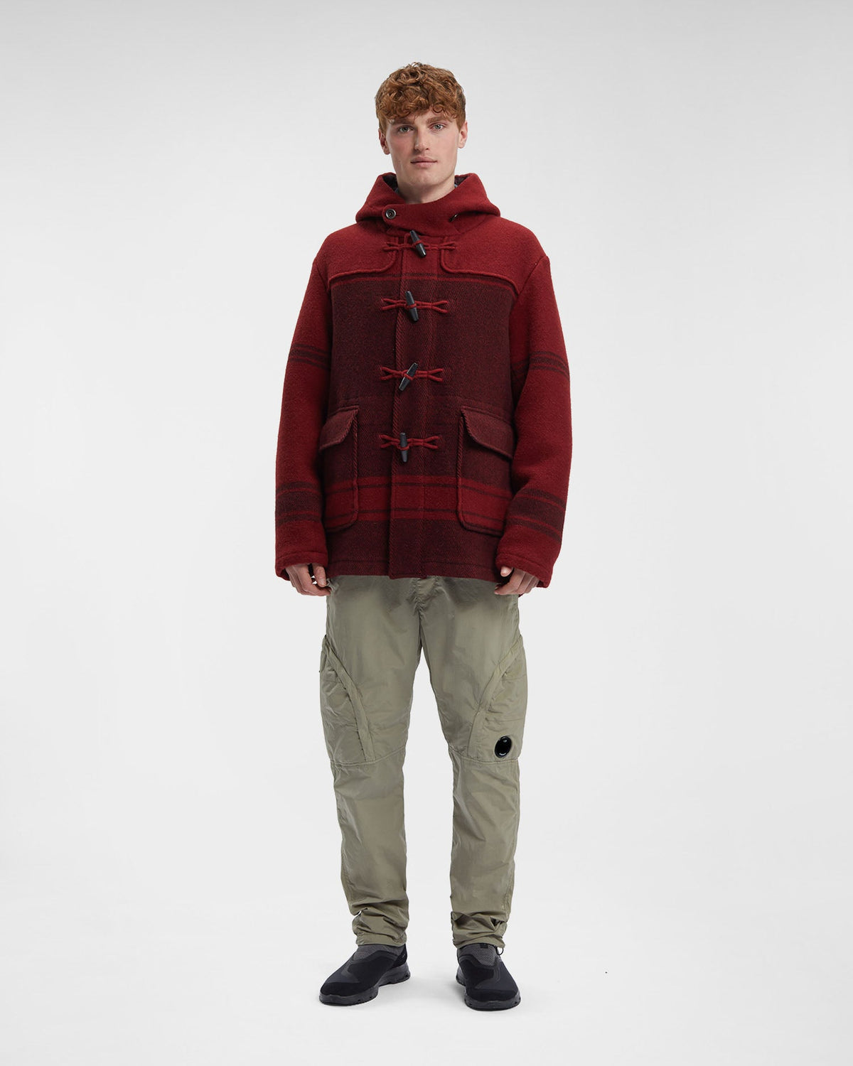 C.P. Duffel Garment Dyed Coat Ketchup