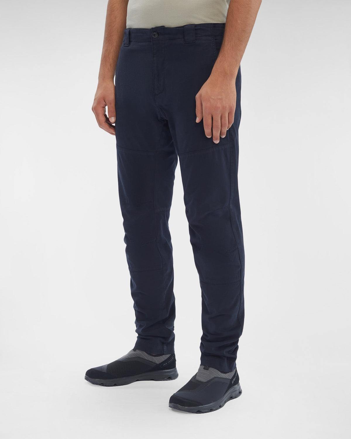 Stretch Sateen Regular Pants Total Eclipse