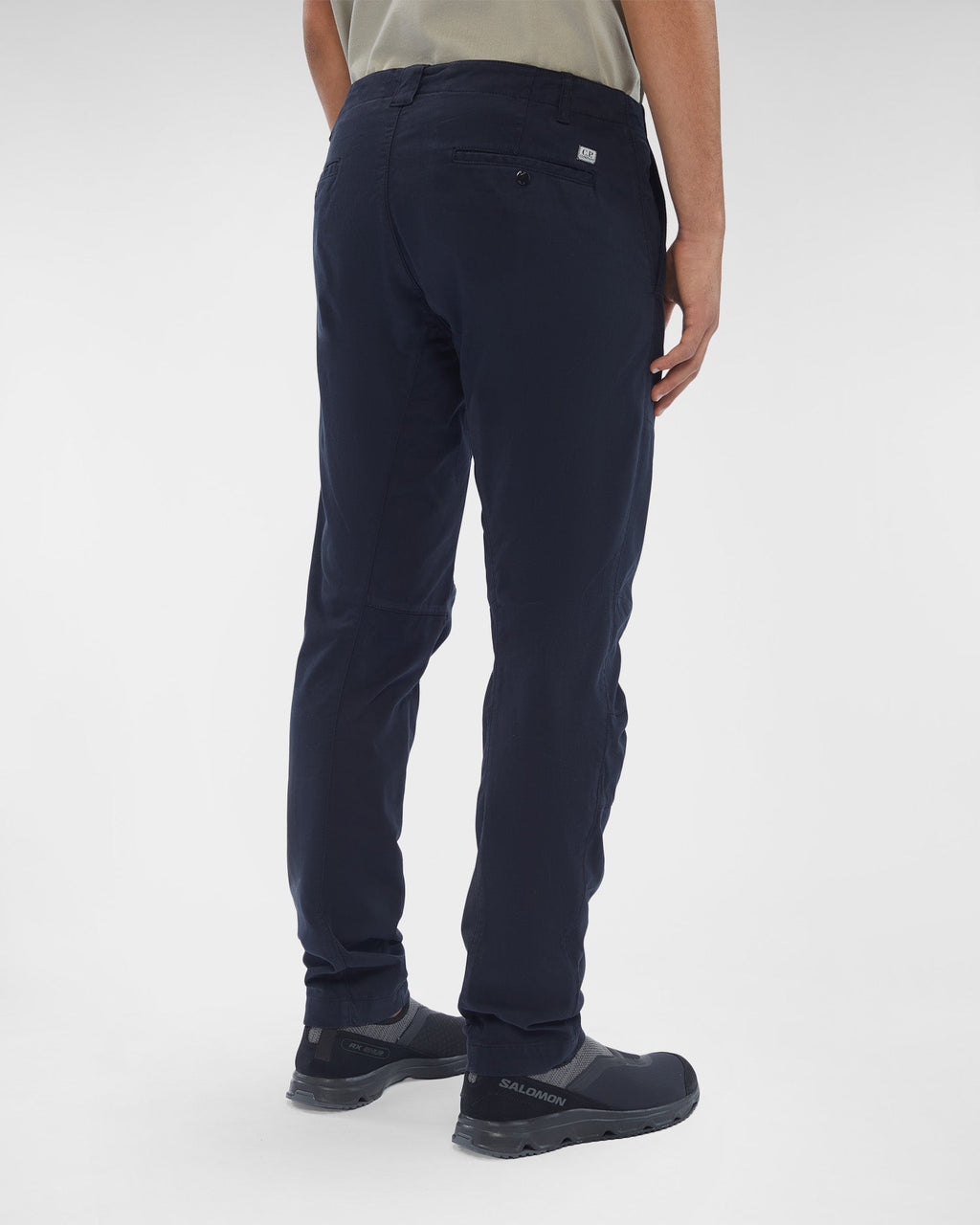 Stretch Sateen Regular Pants Total Eclipse