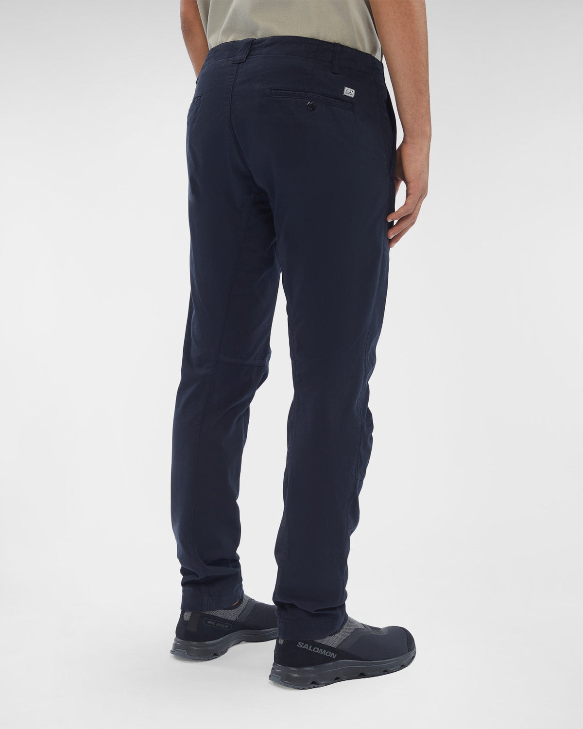 Stretch Sateen Regular Pants Total Eclipse