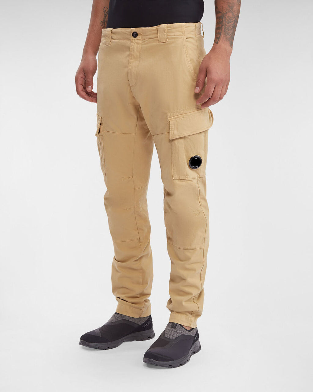 Stretch Sateen Cargo Pants Ergonomic Fit Mojave Desert