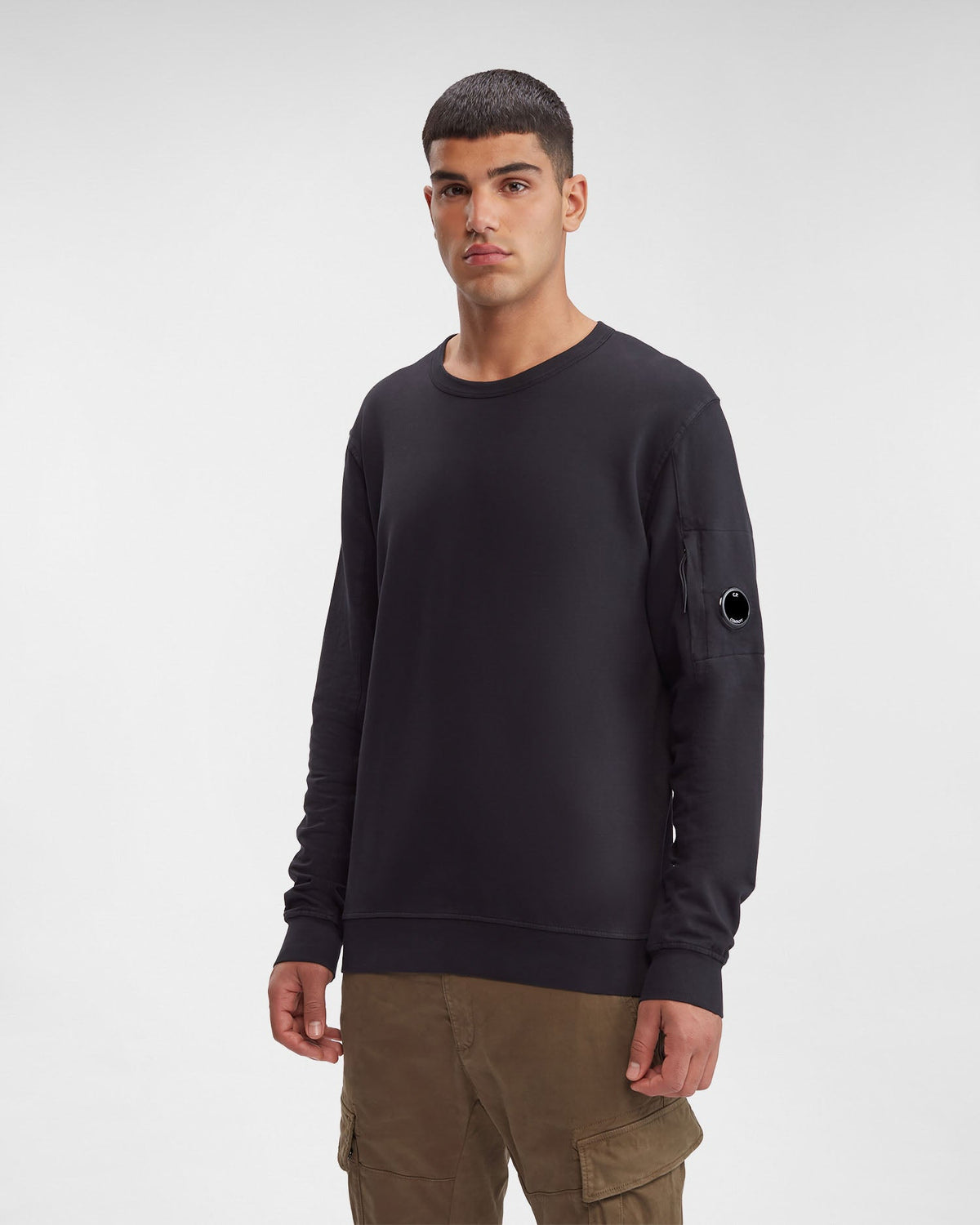 Light Fleece Sweatshirt Black