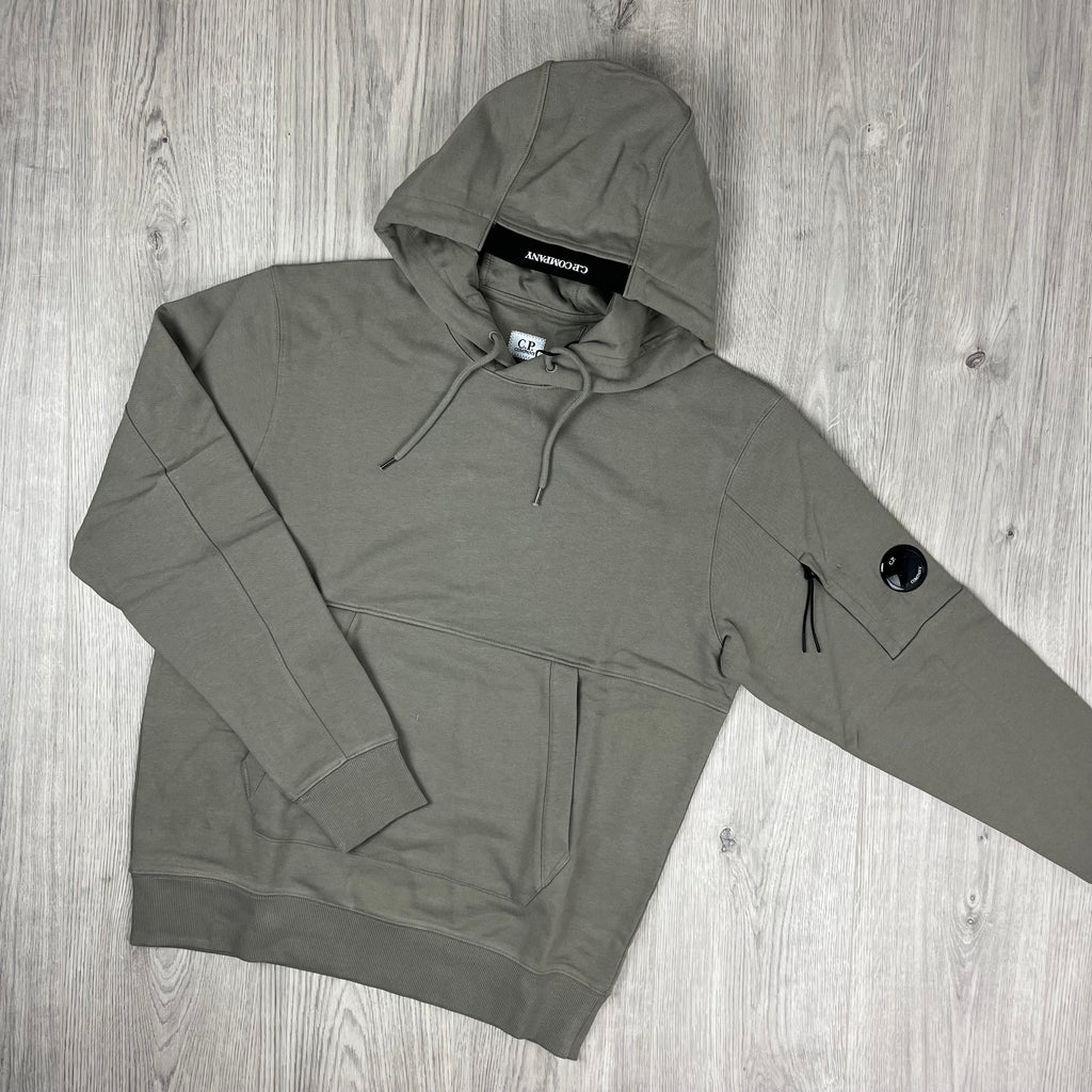 CP Company Raised Fleece Hoodie - Fallen Rock
