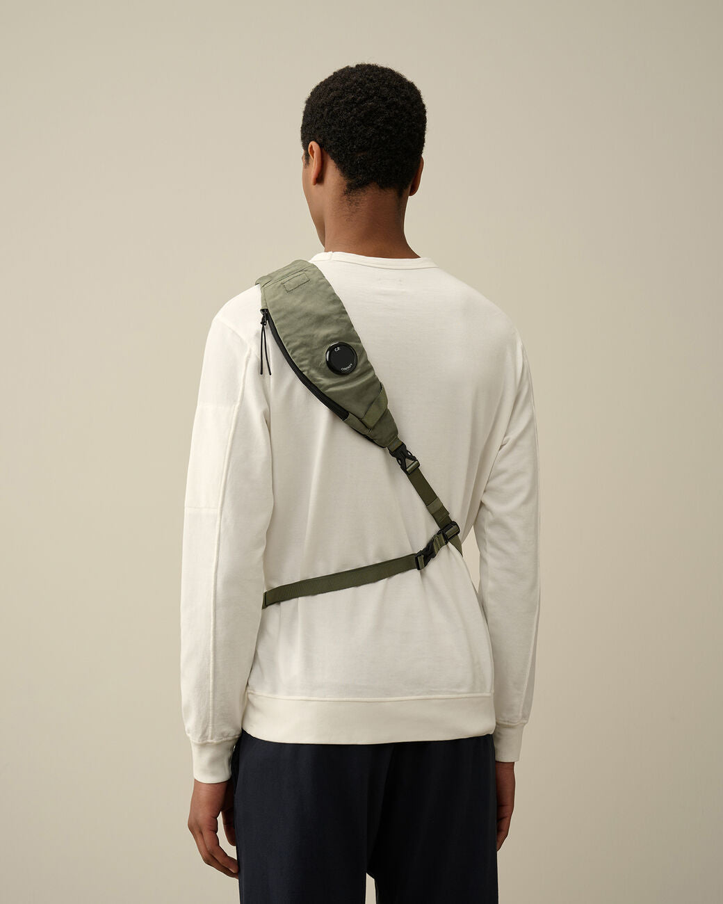 Nylon B Crossbody Rucksack Agave Green