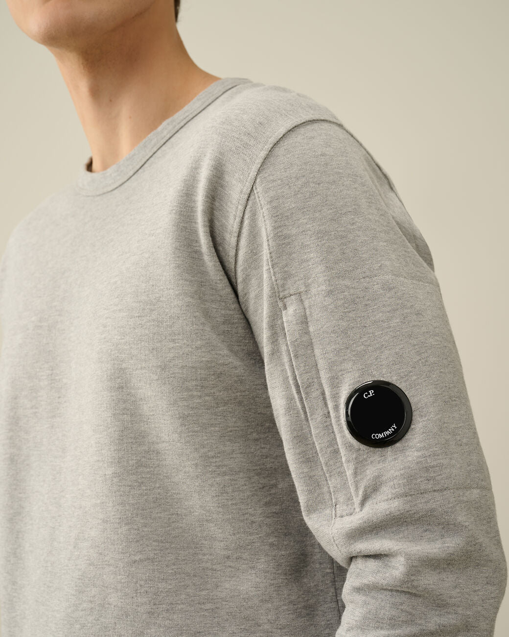 C.P. Company Light Fleece Sweatshirt Grey Melange