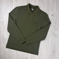 CP Company Piquet Polo Shirt - Ivy Green