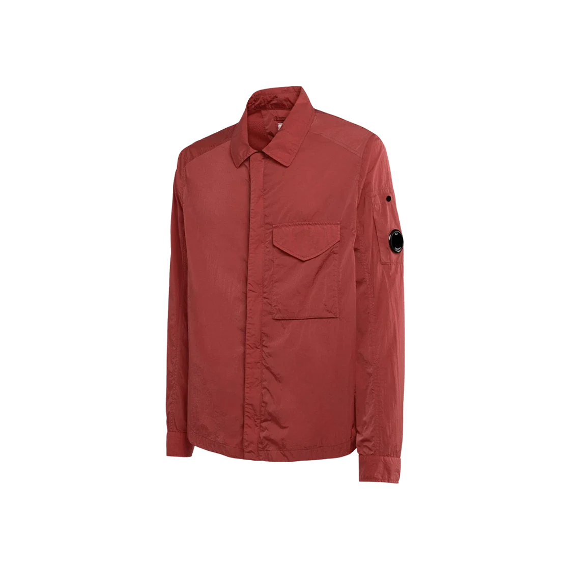 Cp Company Chrome-R Overshirt In 041A Red