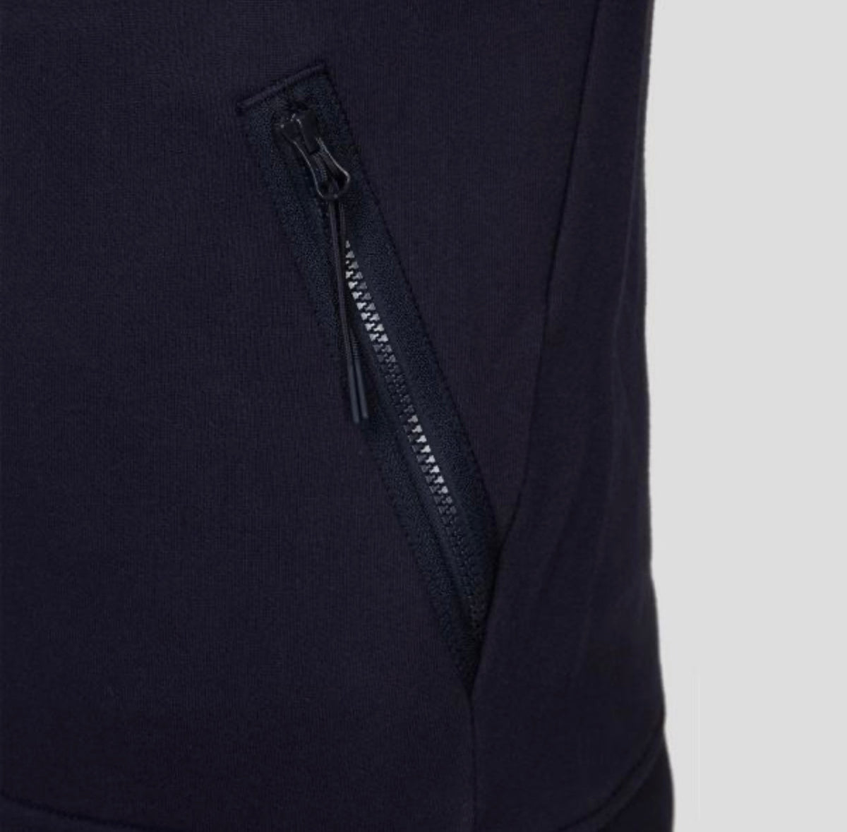 Cp Company Goggle Full Zip Hoodie In Navy