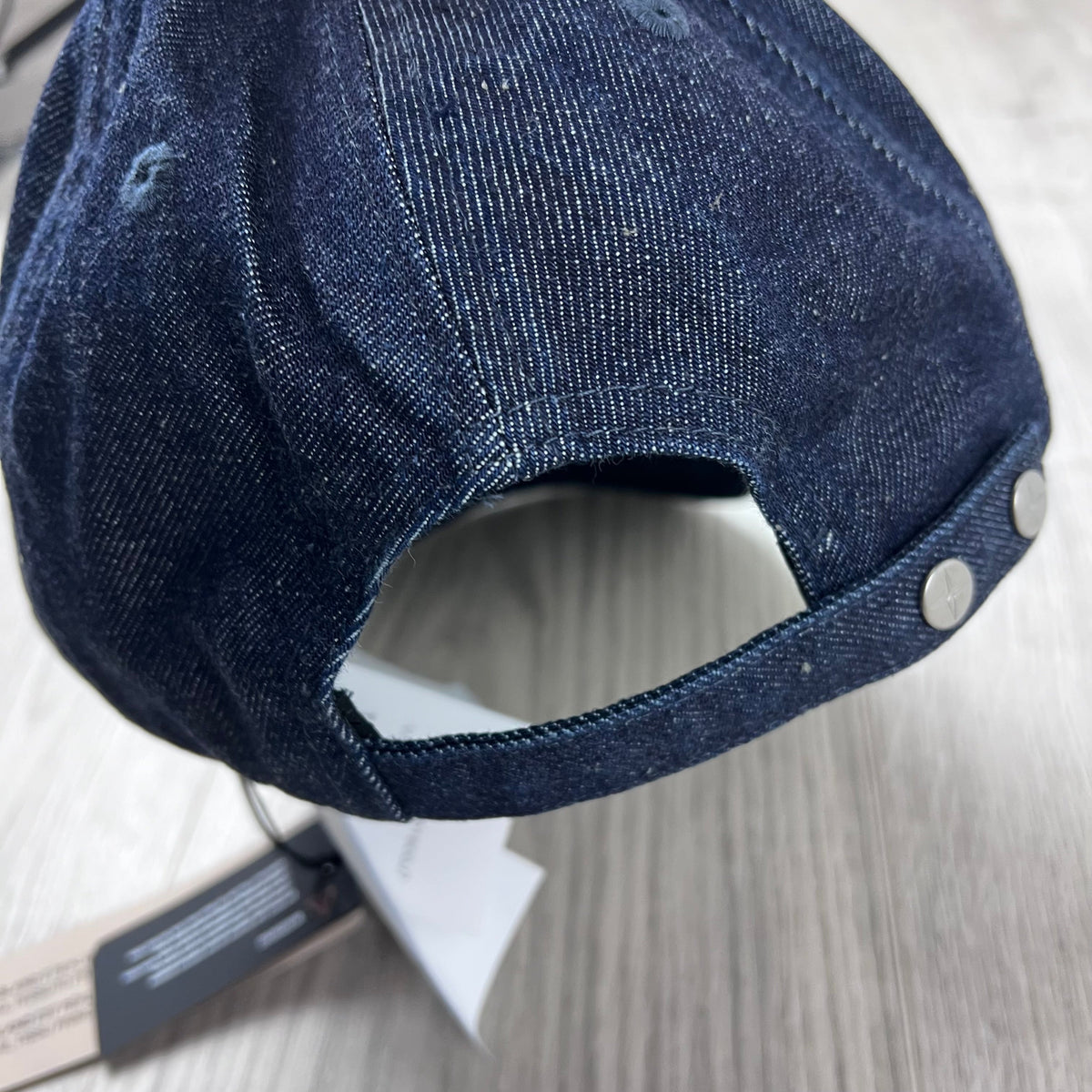 Stone Island Denim Cap - Indigo