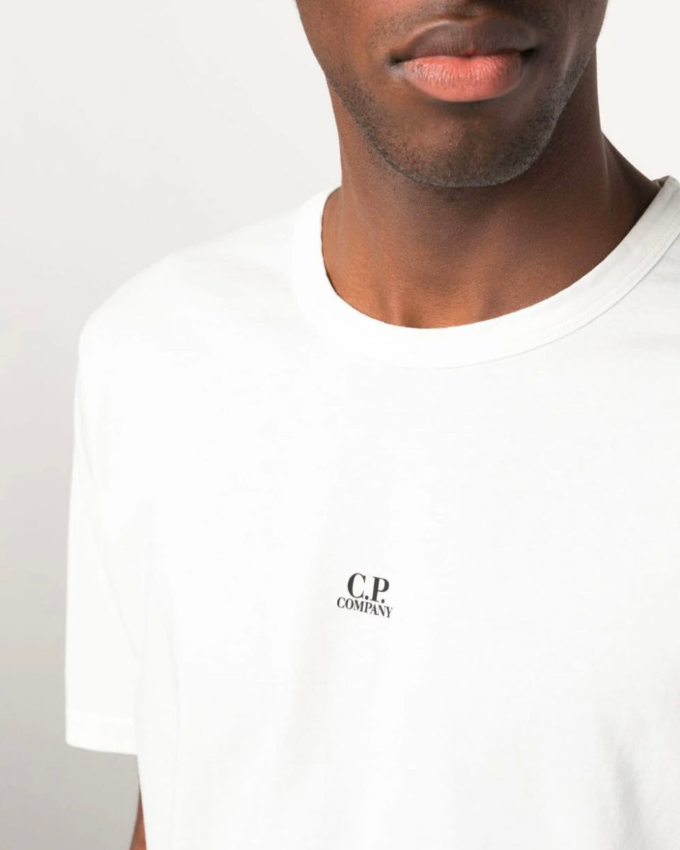 24/1 Jersey Relaxed Garment Dyed T-shirt Gauze White