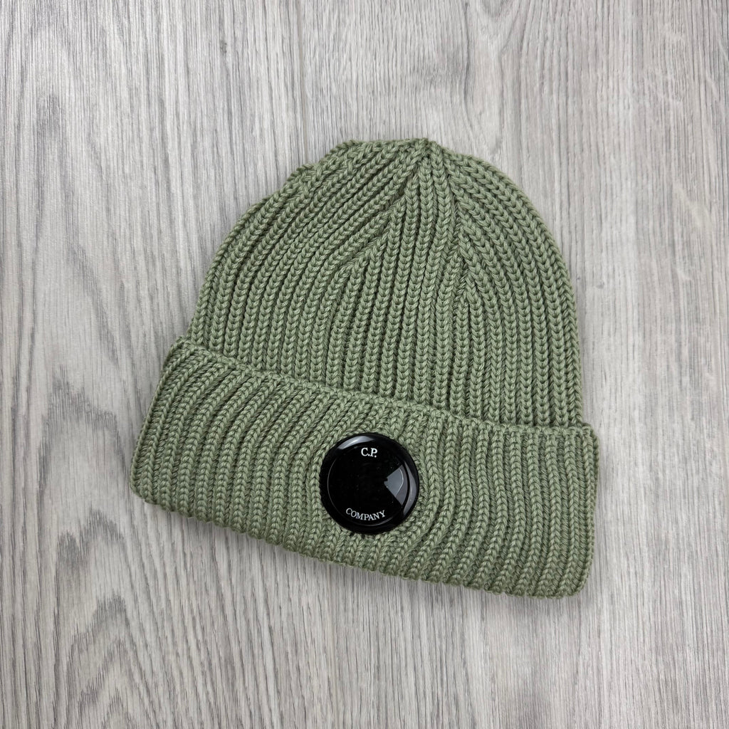 CP Company Lens Beanie - Tea Green