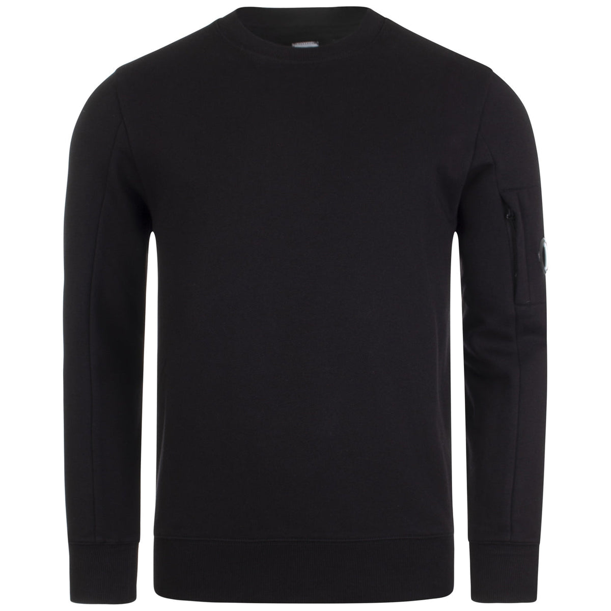 Cp Company 023A Diagonal Raised Lens Sweatshirt In Black