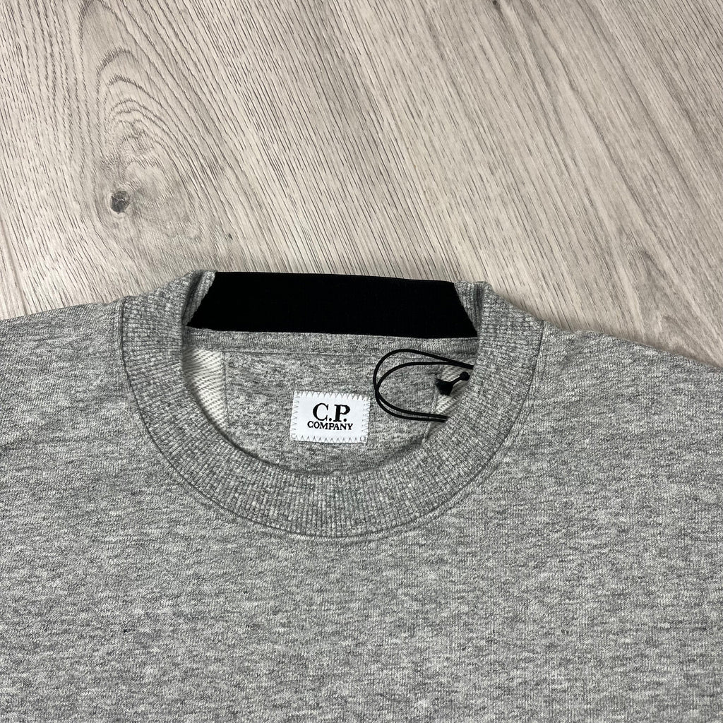 CP Company Raised Fleece Sweatshirt - Grey