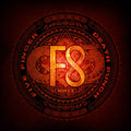 FIVE FINGER DEATH PUNCH 'F8' 2LP (Red Vinyl)