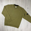 CP Company Raised Fleece Sweatshirt - Dried Herb