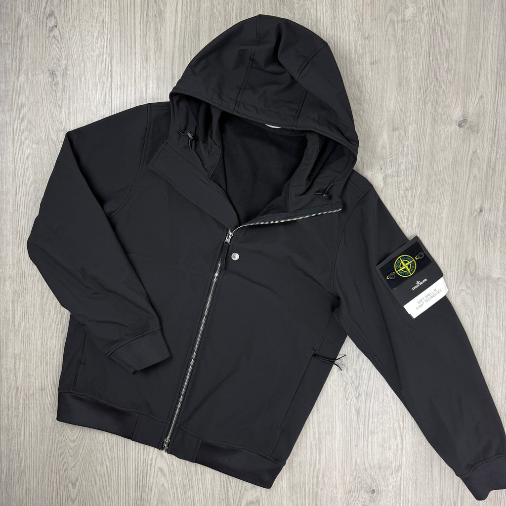 Stone Island Shell Jacket - Black