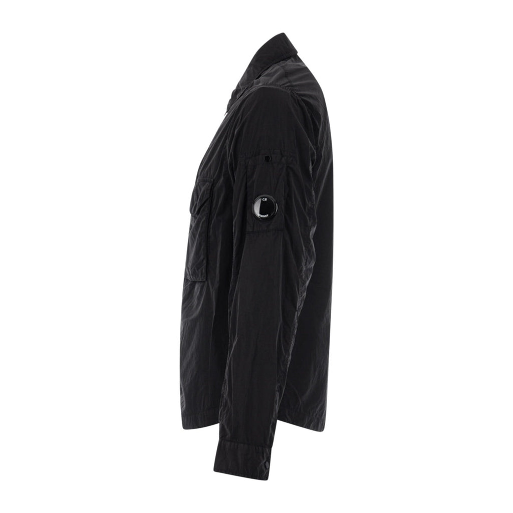 Cp Company 041A Chrome-R Overshirt In Black