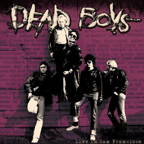 DEAD BOYS - LIVE IN SAN FRANCISCO - PURPLE MARBLE Vinyl LP