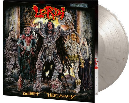 LORDI - GET HEAVY White & Black Marbled Vinyl LP