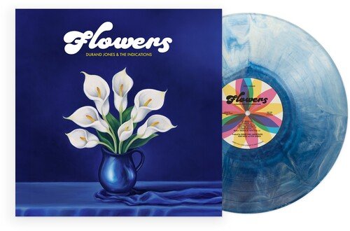 JONES,DURAND & THE INDICATIONS - FLOWERS - BLUE Vinyl LP
