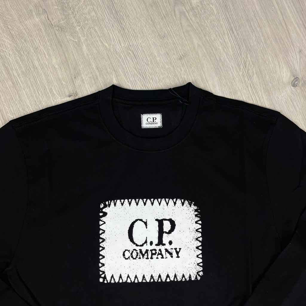 CP Company Stamp T-Shirt - Black