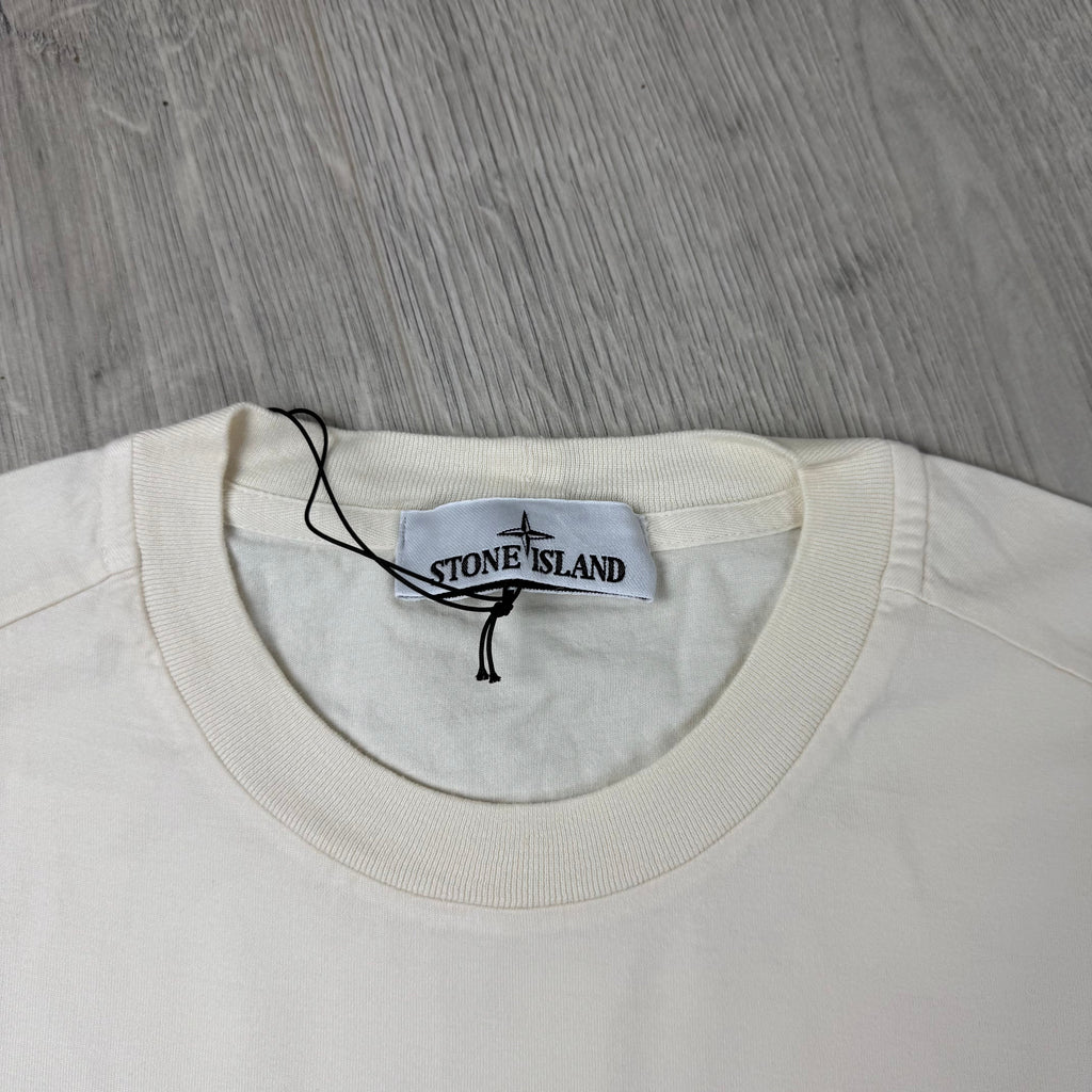Stone Island Patch T-Shirt - Ivory