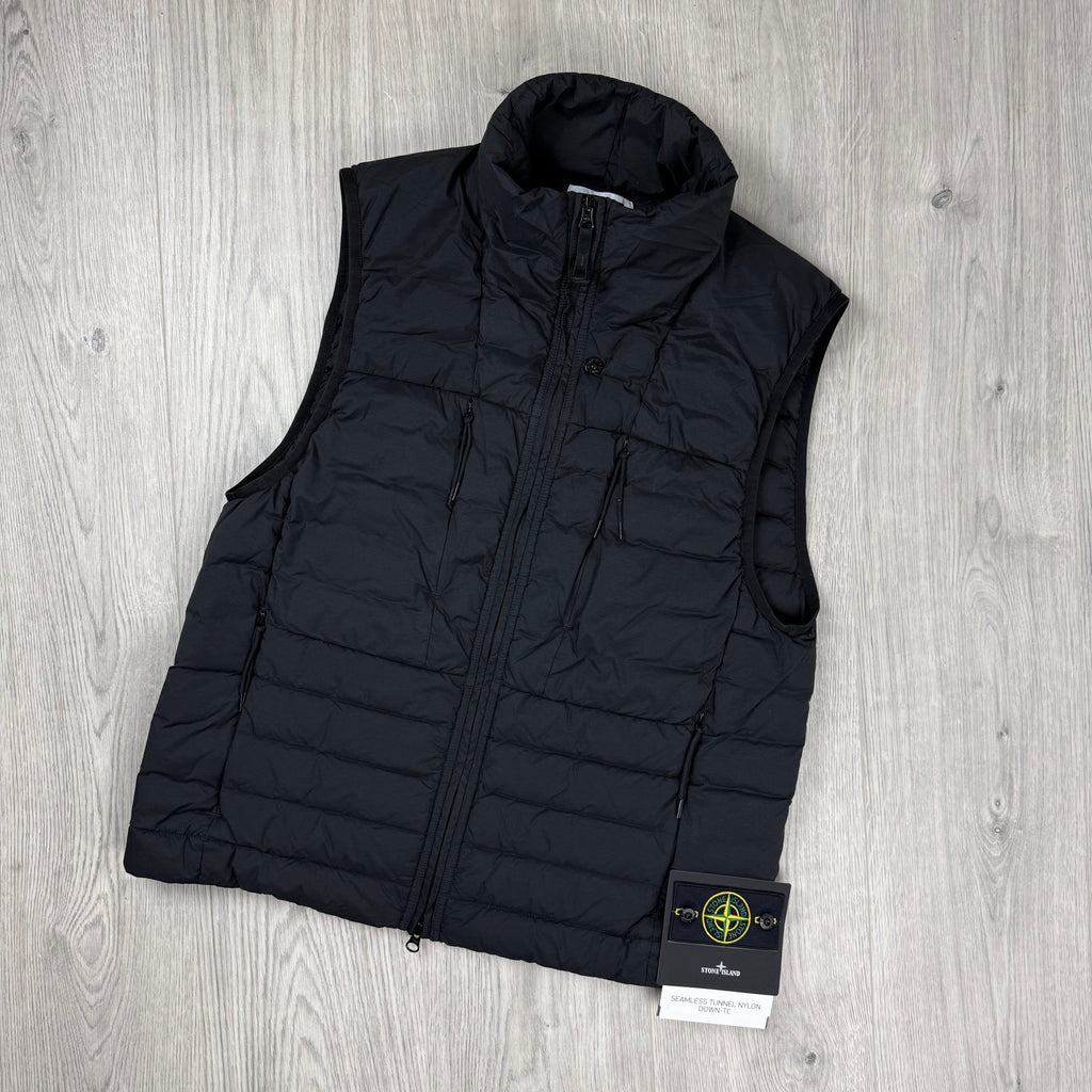 Stone Island Seamless Down Gilet - Black