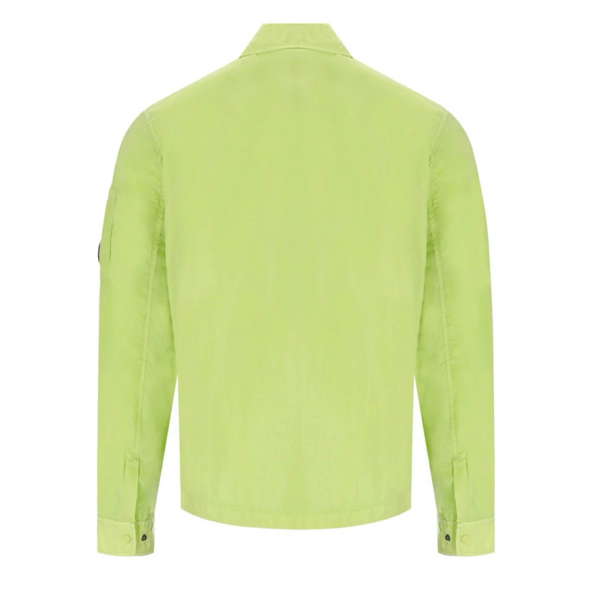 Cp Company Chrome-R Pocket Overshirt in White Pear Green