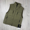 Stone Island Seamless Down Gilet - Military