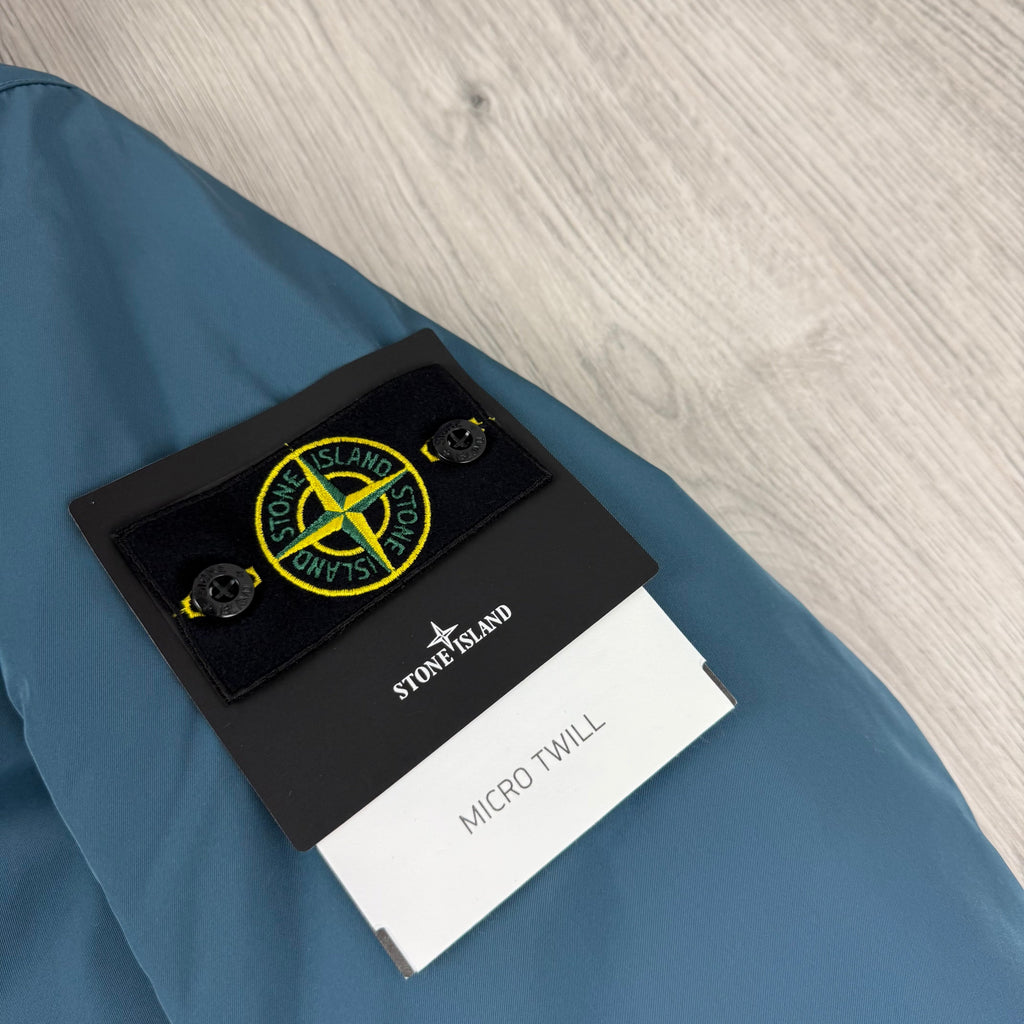 Stone Island Micro Twill Jacket - Petrol
