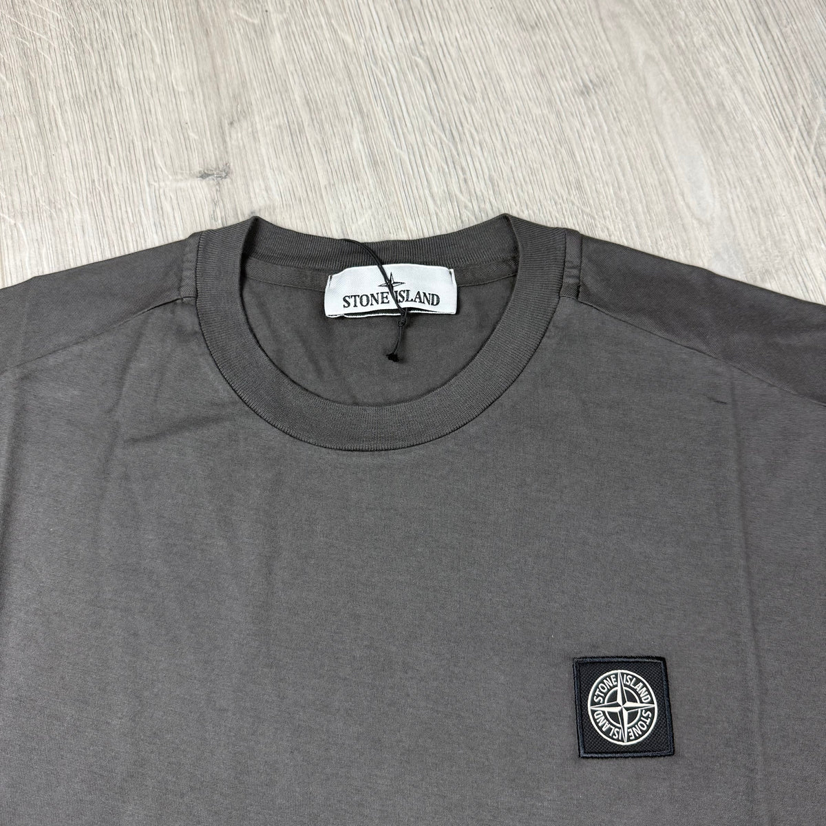 Stone Island Patch T-Shirt - Charcoal