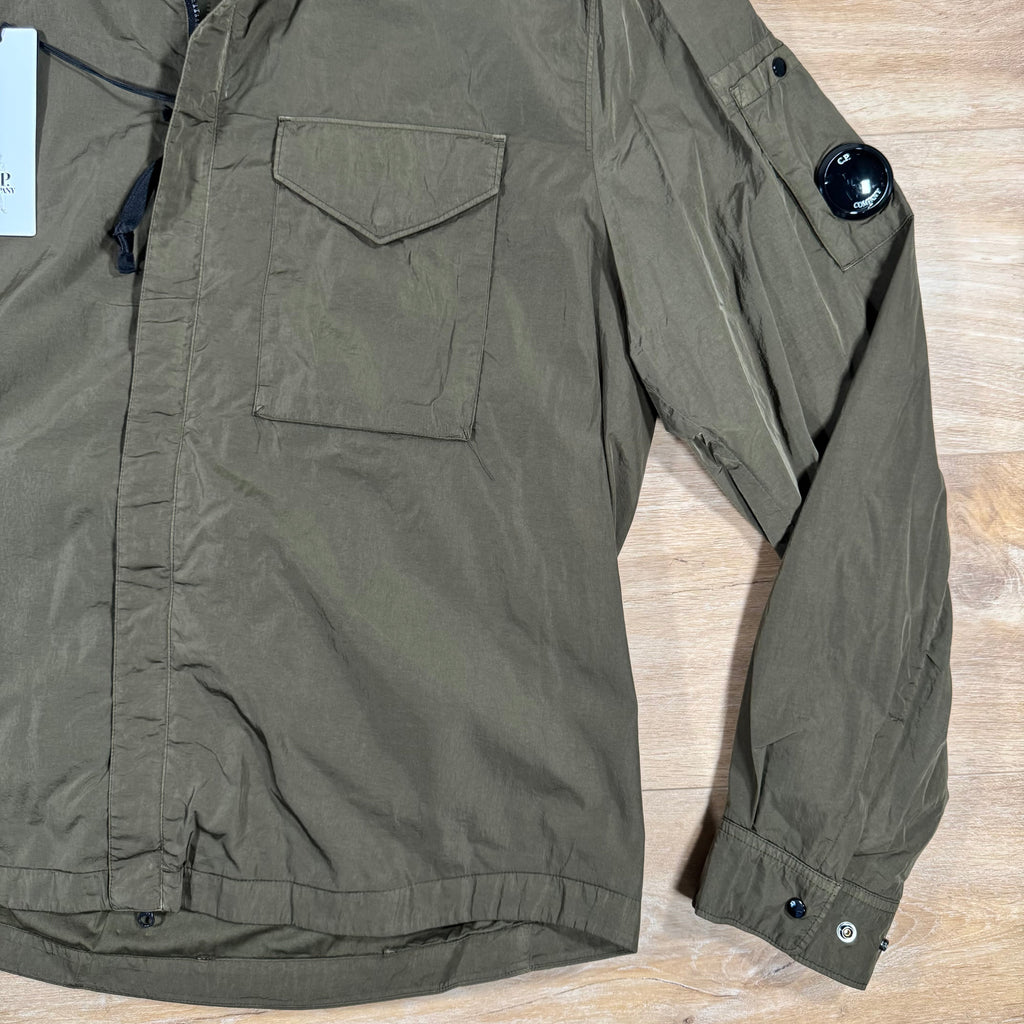C.P. Company Chrome-R Lens Overshirt in Ivy Green