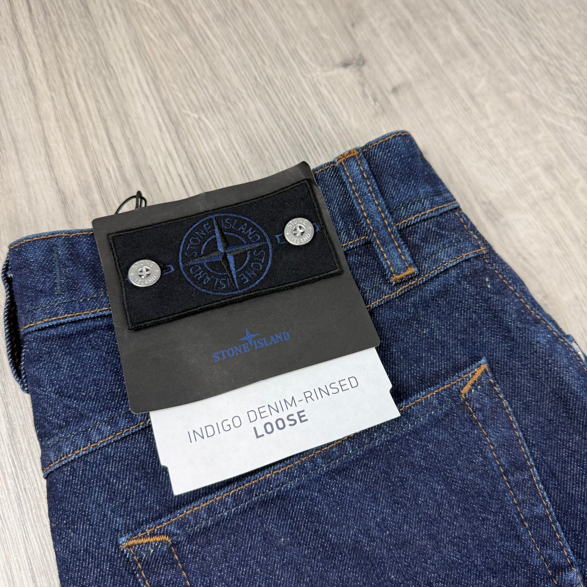 Stone Island Loose Denim Jeans - Indigo Rinsed