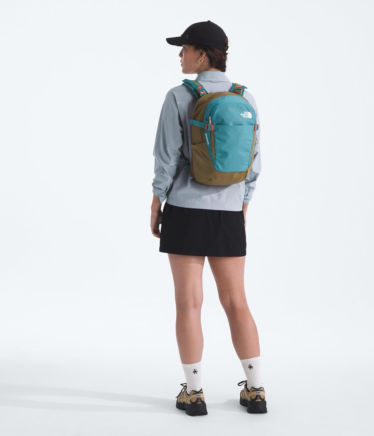 The North Face - Basin 15 - River Ice/Cedar/Lava Red