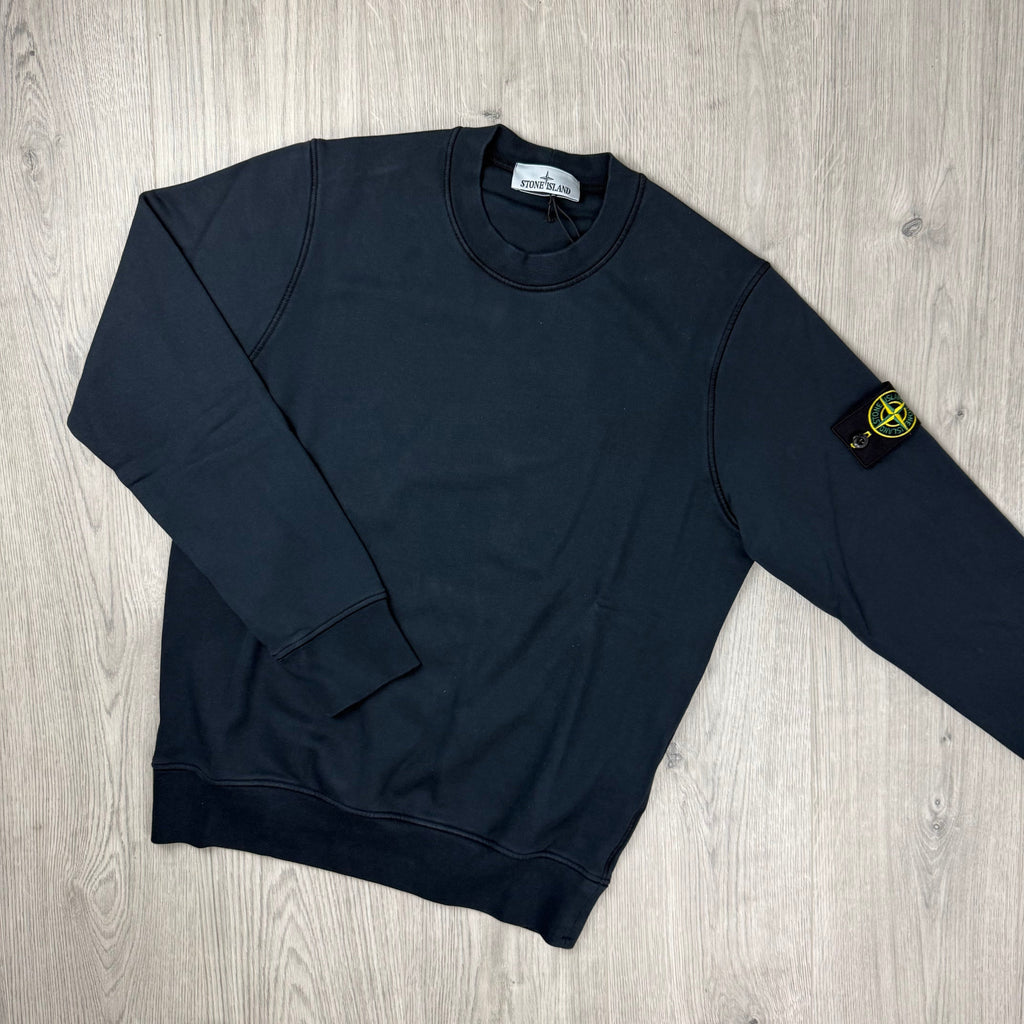 Stone Island Dyed Sweatshirt - Navy