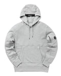 Cp Company 16cm Diagonal Raised Lens Overhead Hoodie In Grey M93