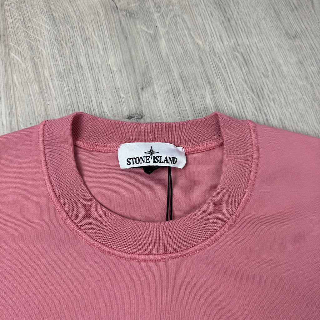 Stone Island Dyed Sweatshirt - Oleander