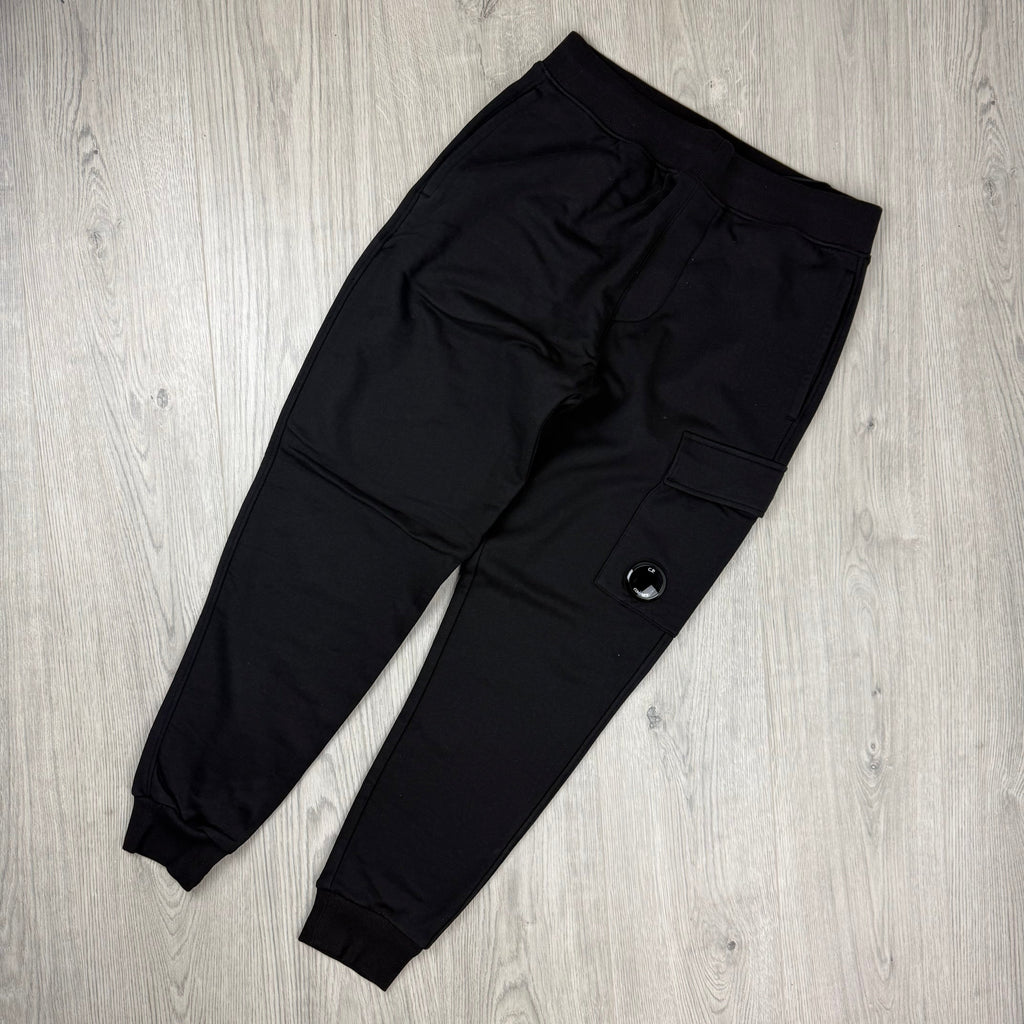 CP Company Raised Fleece Sweatpants - Black