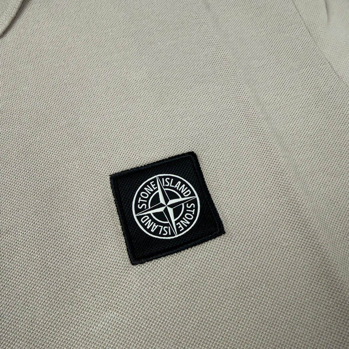 Stone Island Patch Polo Shirt - Desert