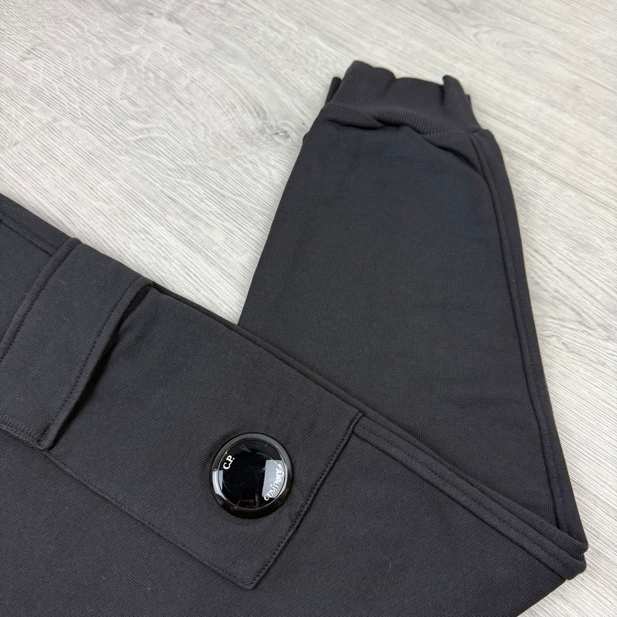 CP Company Raised Fleece Sweatpants - Black