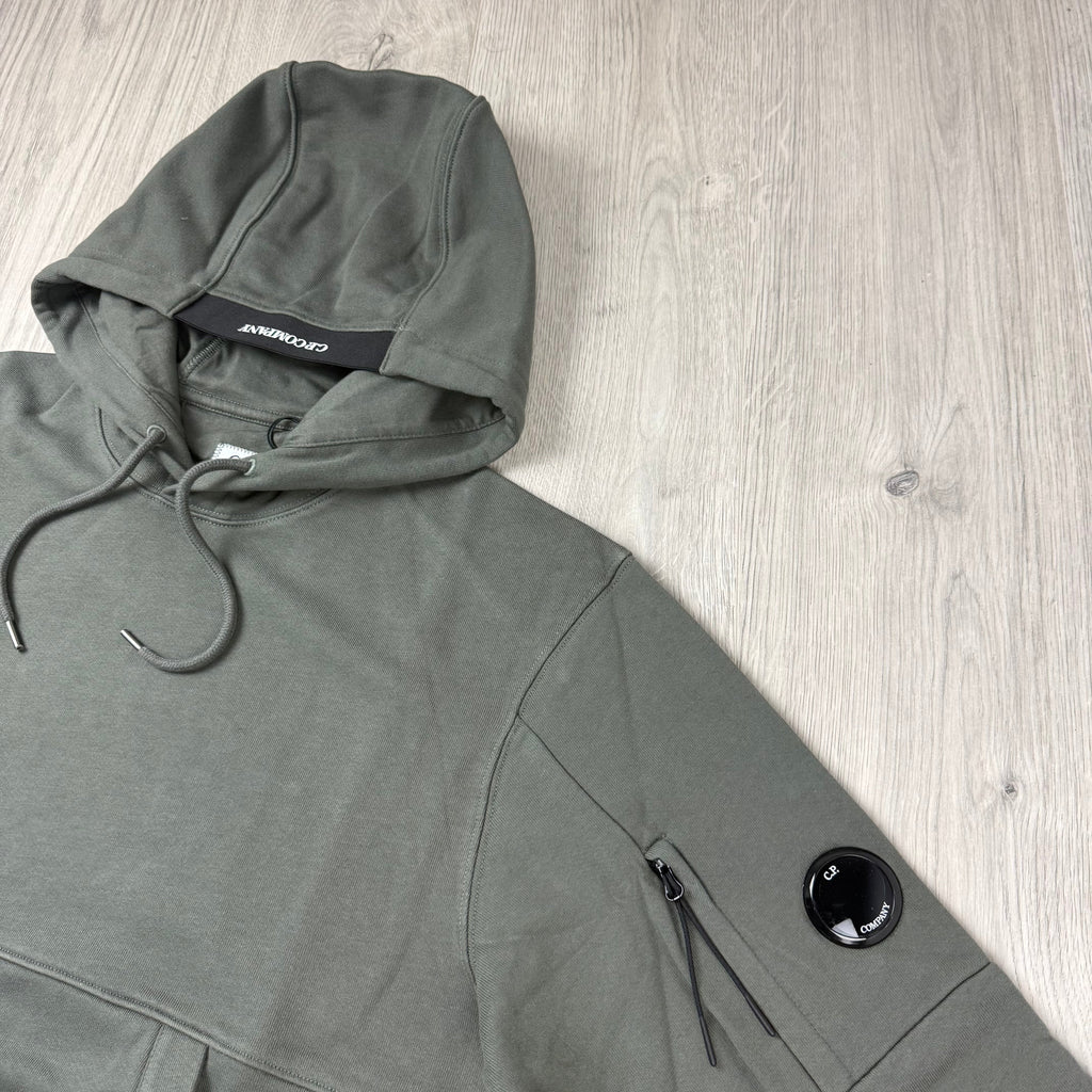 CP Company Raised Fleece Hoodie - Gunmetal