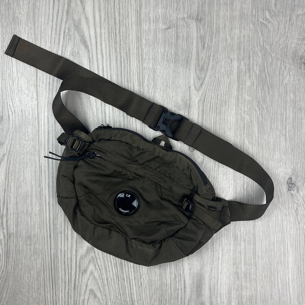CP Company Zip Chrome Bag - Ivy Green