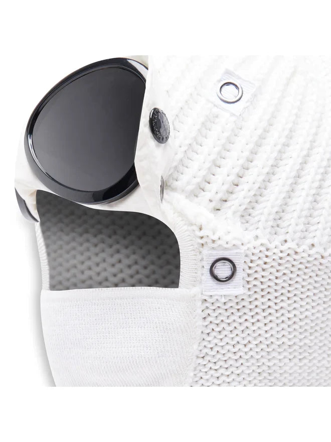 Cp Company Goggle Balaclava in White